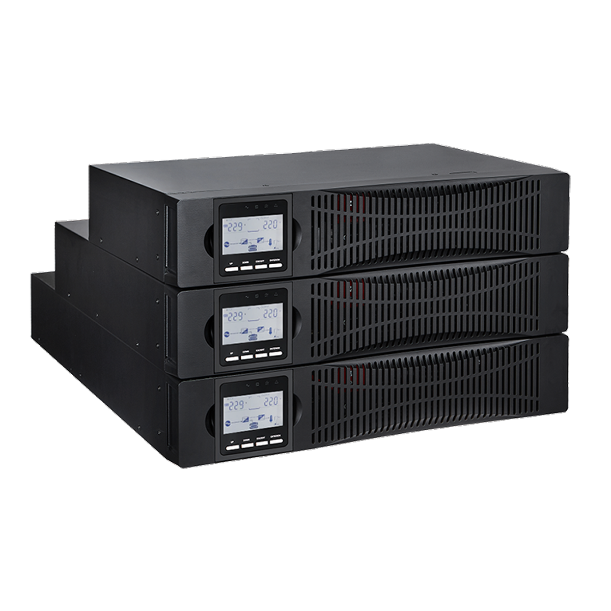 UPS KS 1 à 3 kVA On-line 1:1 Rack / Tour Monobloc