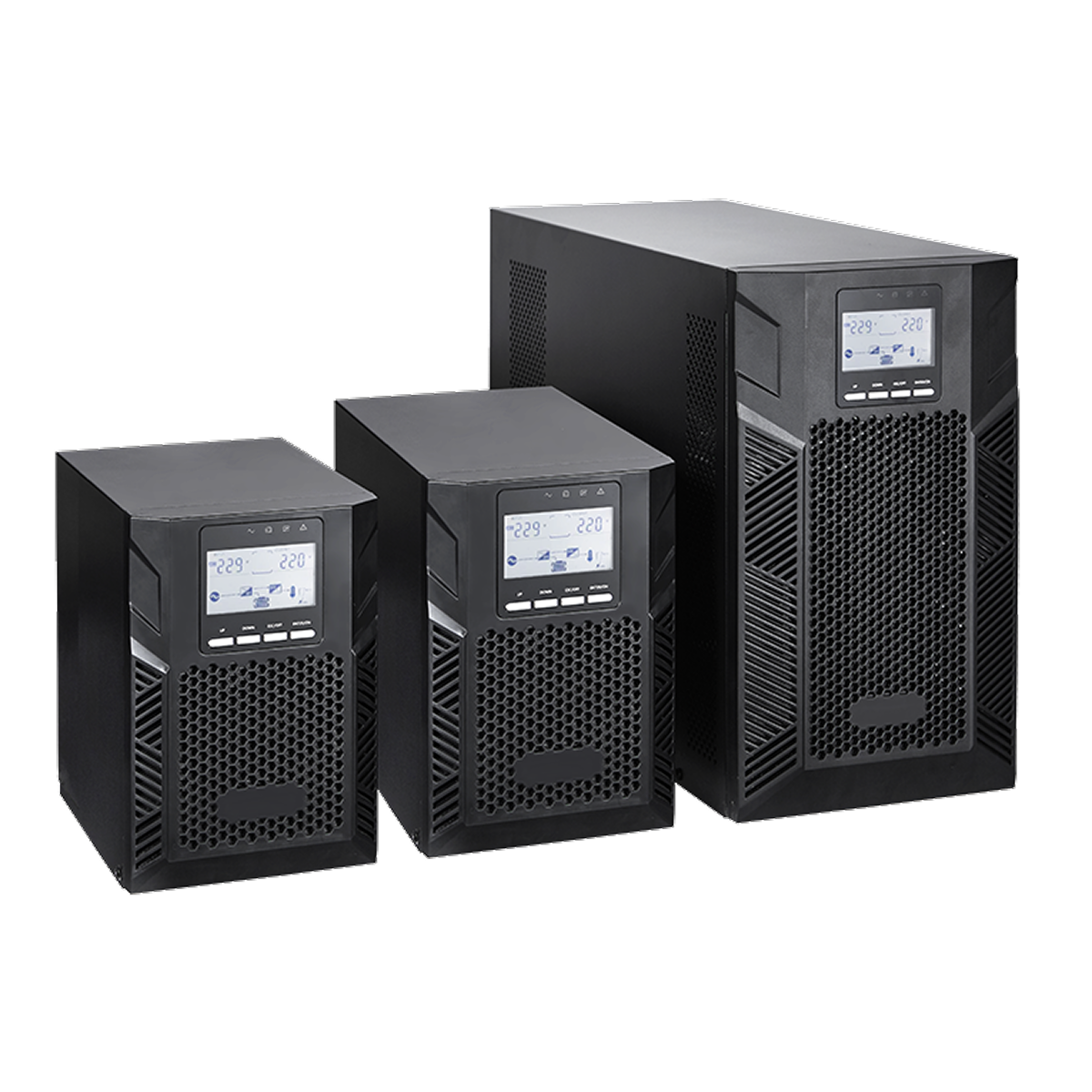 UPS KS 1 à 3 kVA On-line 1:1 Tour Monobloc